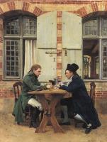 Meissonier, Jean-Louis Ernest - The Card Players